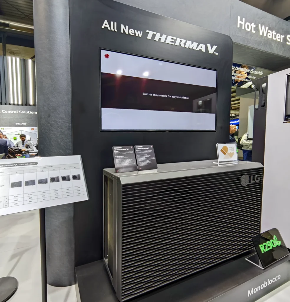 LG THERMA V Monoblocco S con refrigerante R290 la nuova pompa di calore aria-acqua monoblocco progettata per offrire comfort, efficienza e sostenibilità.