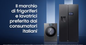 Samsung è il marchio di frigoriferi e lavatrici preferito dagli italiani