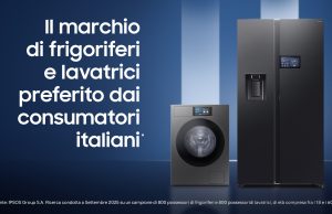Samsung è il marchio di frigoriferi e lavatrici preferito dagli italiani