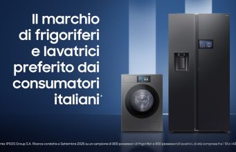 Samsung è il marchio di frigoriferi e lavatrici preferito dagli italiani