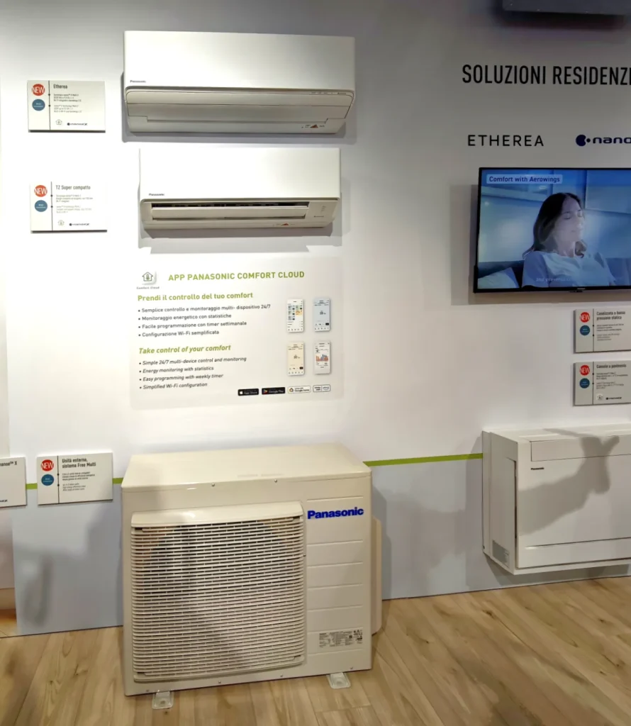 Le soluzioni Panasonic Etherea per il mercato residenziale, con tecnologia nanoe X a MCE 2026.