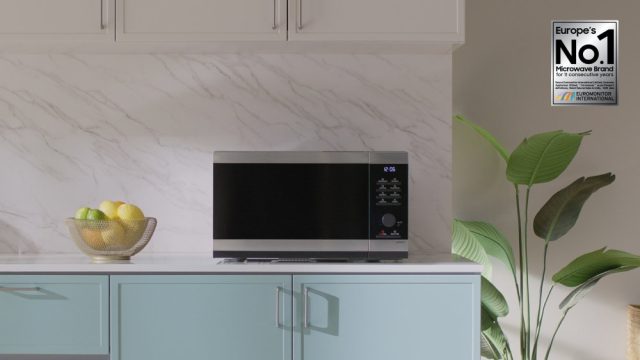 samsung-leader-forni-microonde-2025 Samsung è da 11 anni il marchio preferito in Europa per i forni a microonde