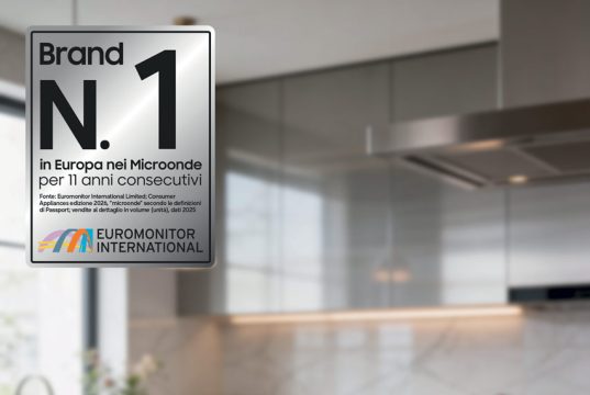 Samsung domina il mercato europeo dei microonde per l’undicesimo anno consecutivo