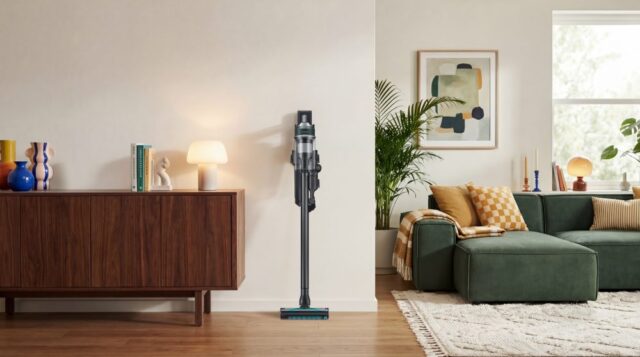 Samsung Jet 95S e 85S: nuove scope senza filo con più potenza e funzioni smart Samsung Jet 95S e Jet 85S scope elettriche senza filo con accessori e sistema di filtrazione HEPA