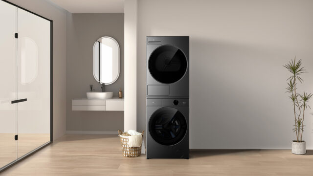 TCL-P9-Ultra-Tower-a-IFA-2026 CL P9 Ultra con lavatrice e asciugatrice a pompa di calore sovrapposte