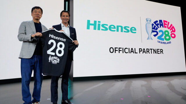 Hisense partner ufficiale di UEFA EURO 2028 Hisense partner ufficiale di UEFA EURO 2028