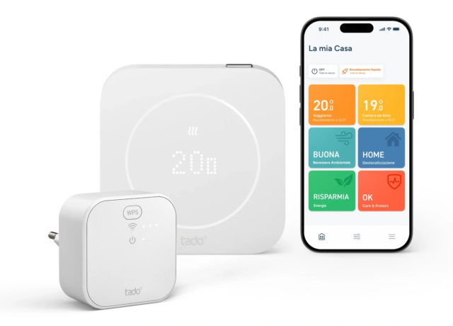tado Smart Thermostat X 2ª generazione tado Smart Thermostat X 2ª generazione per il controllo del riscaldamento