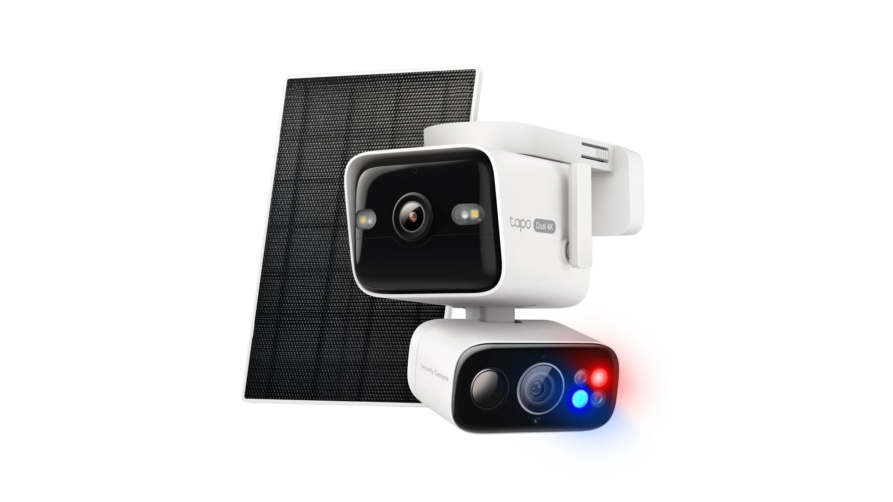 Tapo C675D KIT: videocamera solare a doppio obiettivo Tapo C675D KIT con doppio obiettivo e pannello solare
